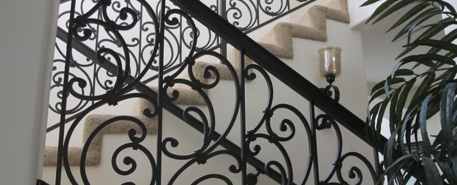 Man from Ed's Welding working on a job for a customer in Los Angeles.